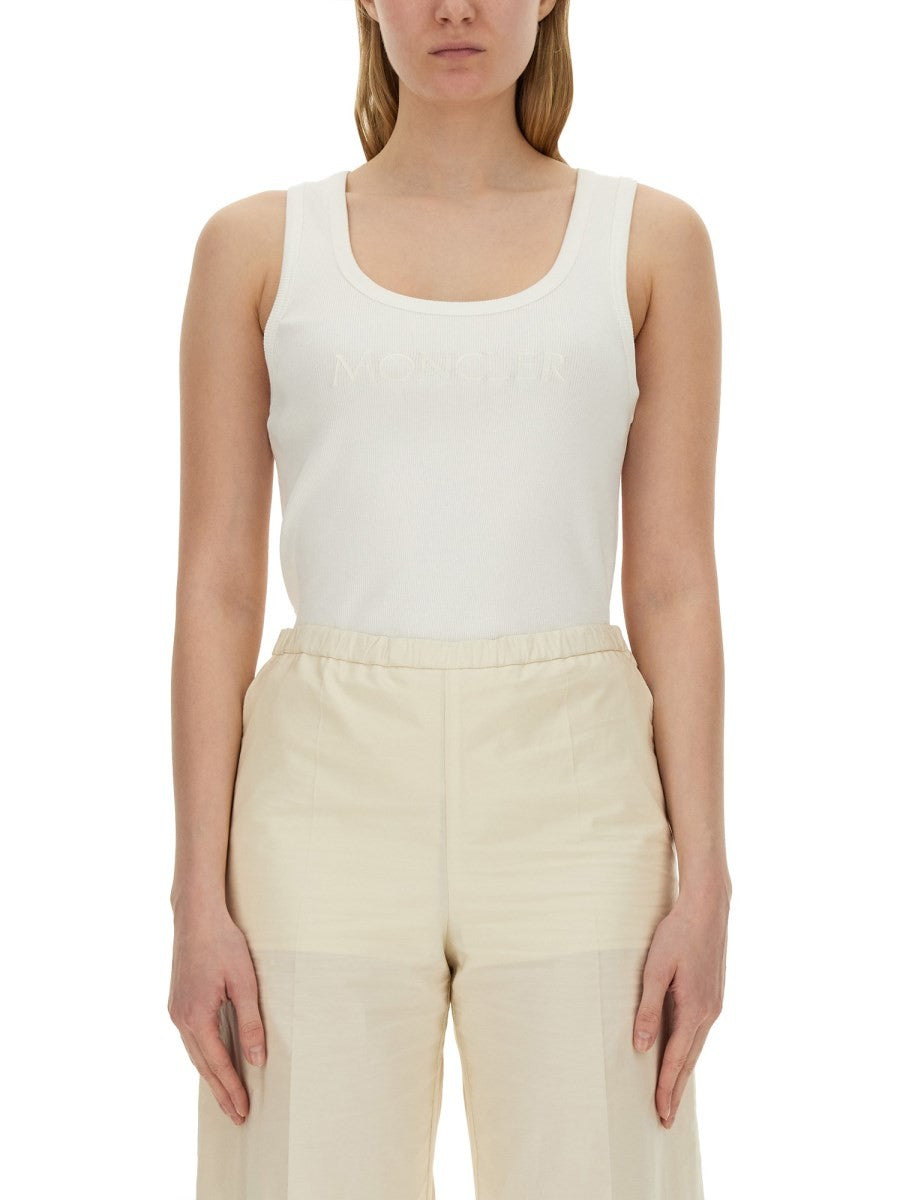 Moncler - Moncler Tops With Logo - Woman->Clothing->Tops