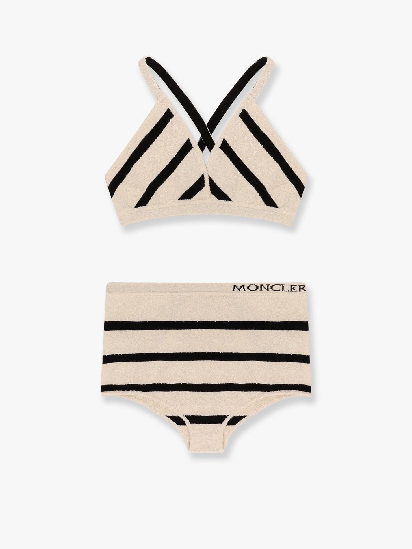 Moncler - Moncler Top And Culotte Striped Cotton Blend Set - Women’s Tops