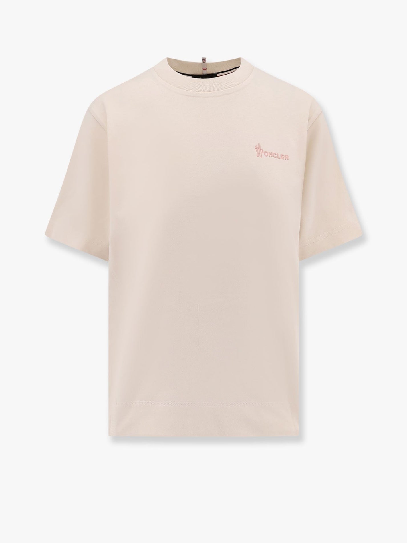 MONCLER GRENOBLE - Moncler Grenoble Cotton T Shirt With Frontal Logo - Women’s Tops