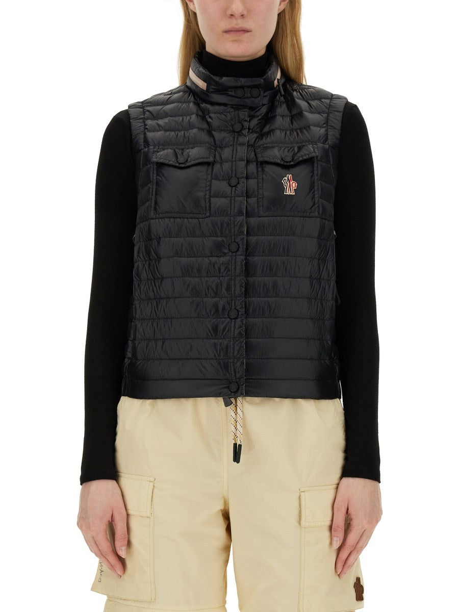 MONCLER GRENOBLE - Moncler Grenoble Vests With Logo - Women’s Outerwear