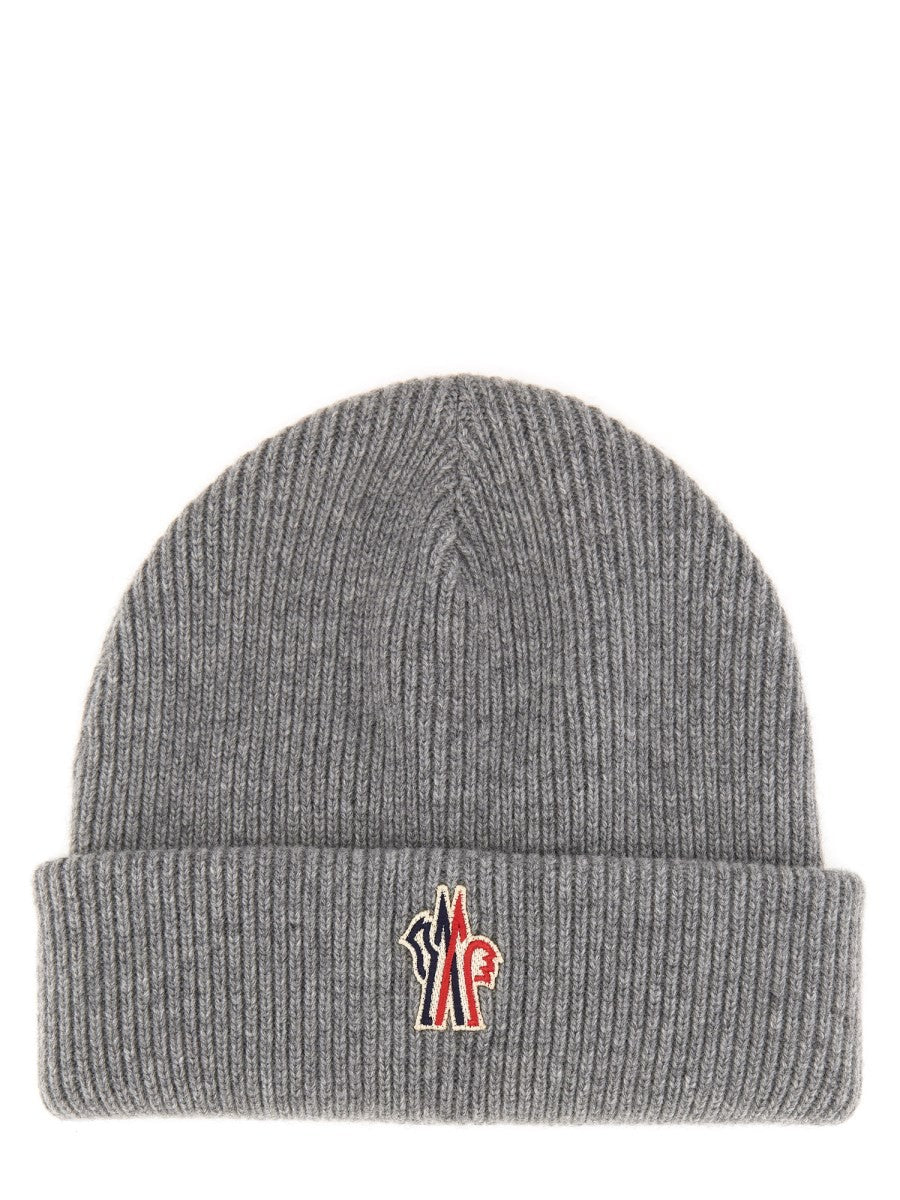 MONCLER GRENOBLE - Moncler Grenoble Beanie Hat With Logo - Women’s Accessories