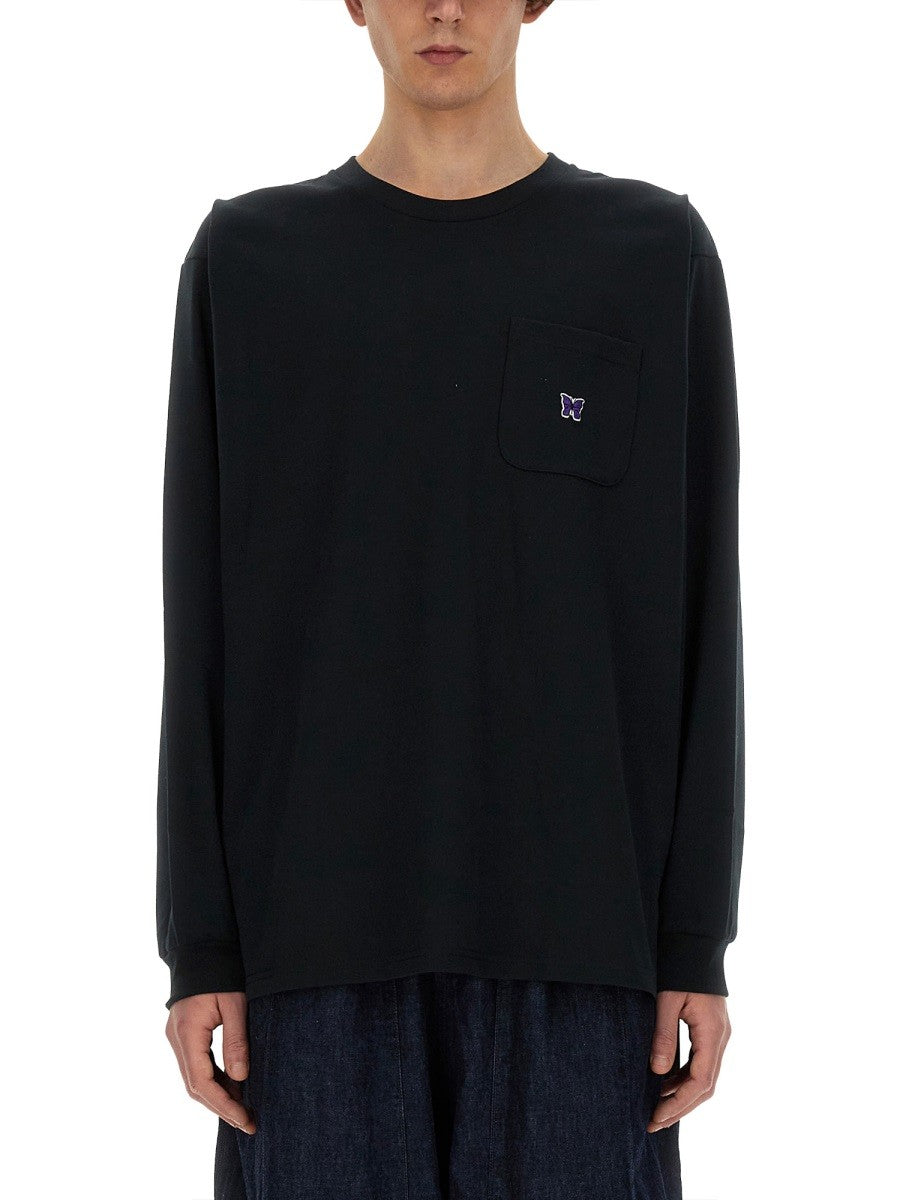 NEEDLES - Needles T Shirt With Logo - Men’s Tops