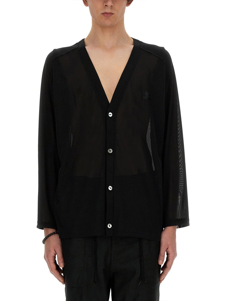 NEEDLES - Needles Poly Mesh Cardigan - Men’s Knitwear