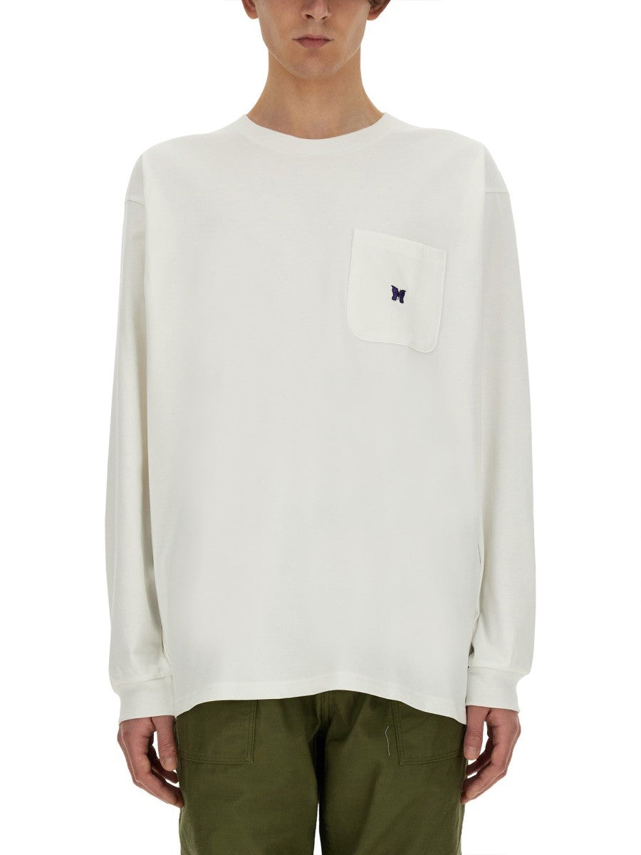 NEEDLES - Needles T Shirt With Logo - Men’s Tops