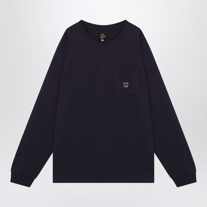 Needles - Needles Purple long sleeved T-shirt - Topwear