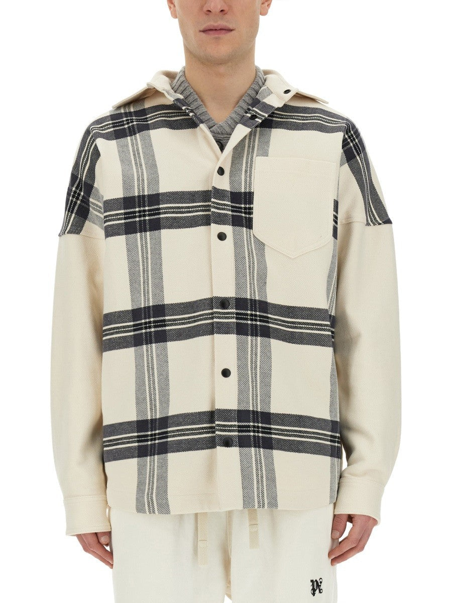 Palm Angels - Palm Angels Overshirt Check - Men’s Outerwear