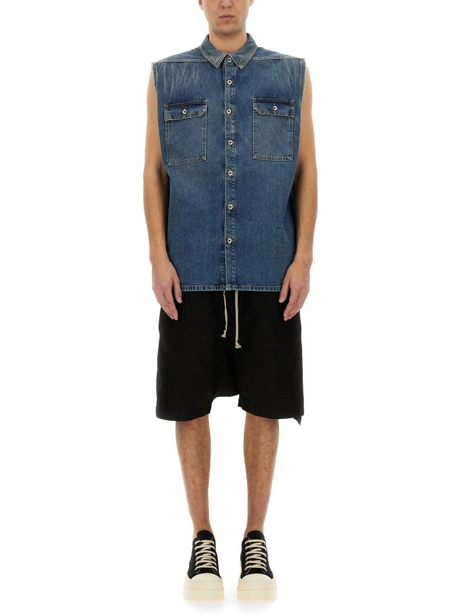 RICK OWENS DRKSHDW - Rick Owens Drkshdw Outershirt Jumbo Tommy - Men’s Tops