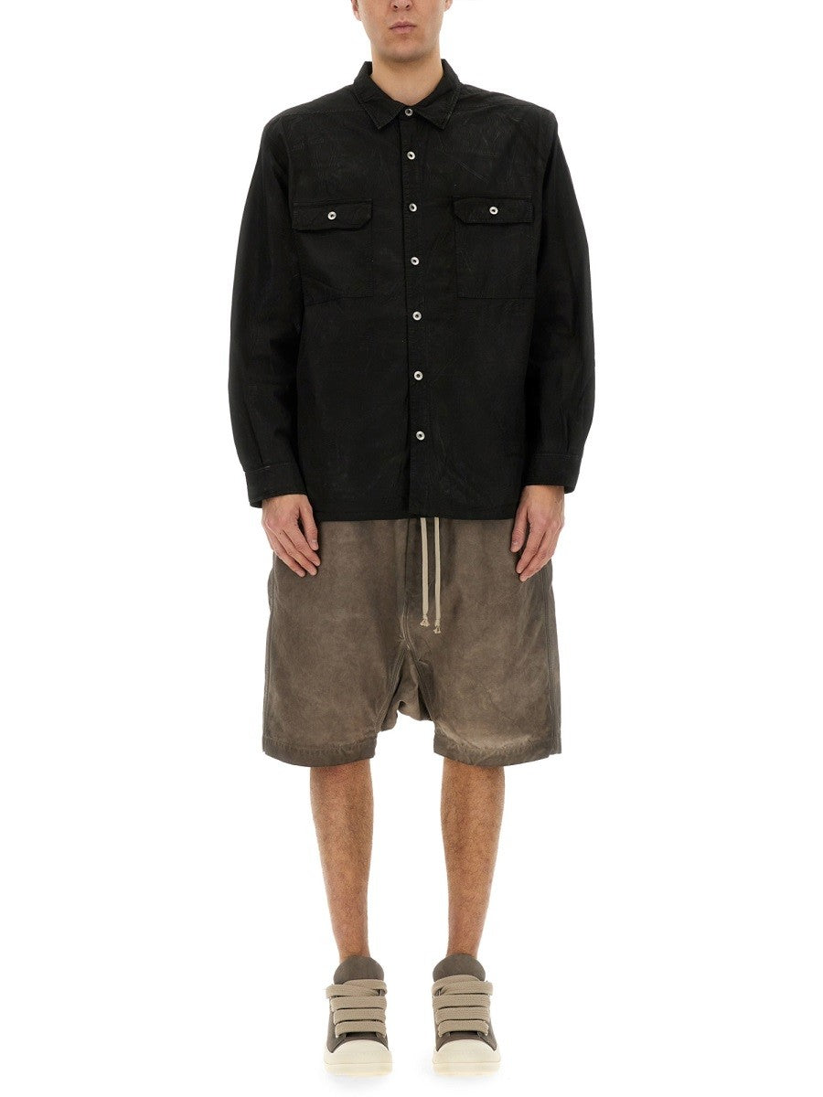 RICK OWENS DRKSHDW - Rick Owens Drkshdw Outershirt ’Jumbo’ - Men’s Tops