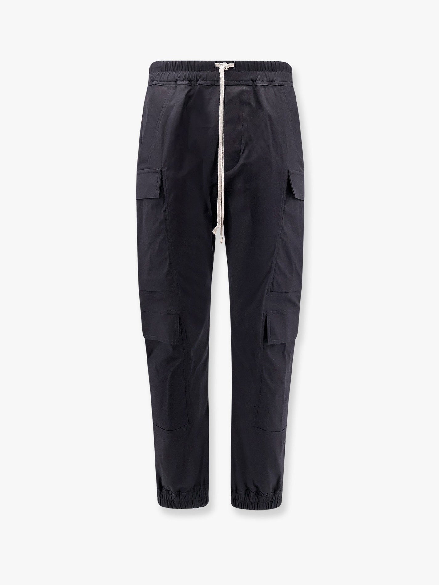 RICK OWENS - Rick Owens Mastodon Megacargo Organic Cotton Trouser - Man->Clothing->Trousers