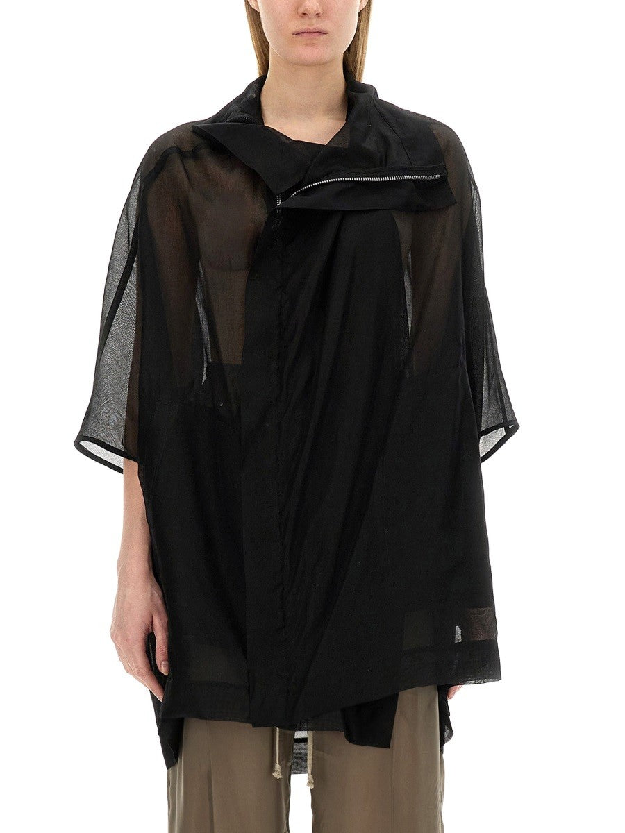 RICK OWENS - Rick Owens Sailbiker Jacket - Woman->Clothing->SPORTS JACKETS