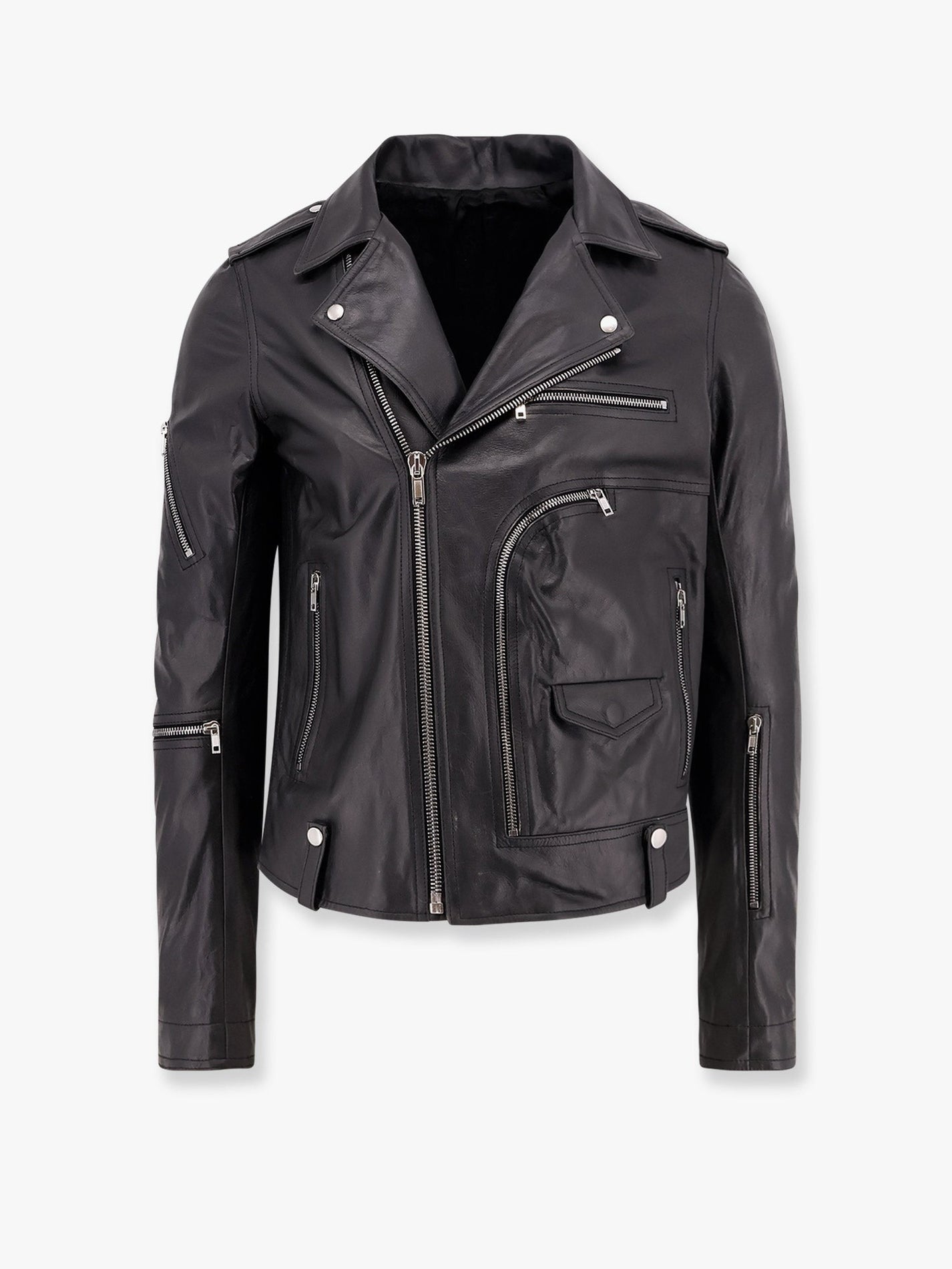 RICK OWENS - Rick Owens Bauhaus Stooges Leather Jacket - Man->Clothing->Jackets->Giacche di Pelle