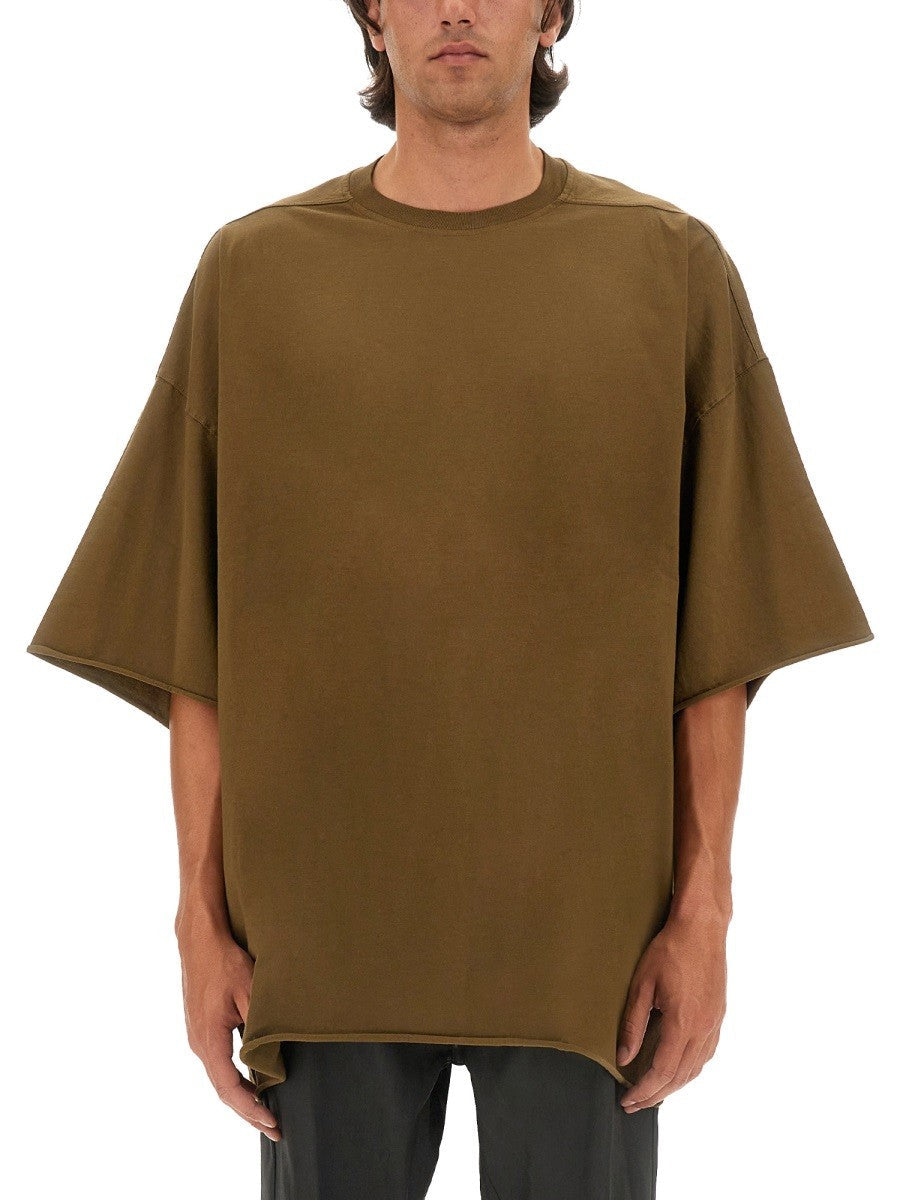 RICK OWENS - Rick Owens Cotton Jersey T Shirt - Men’s Tops