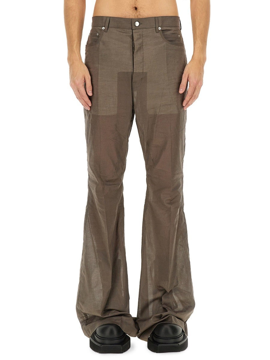 RICK OWENS - Rick Owens Bootcut Pants - Man->Clothing->Trousers