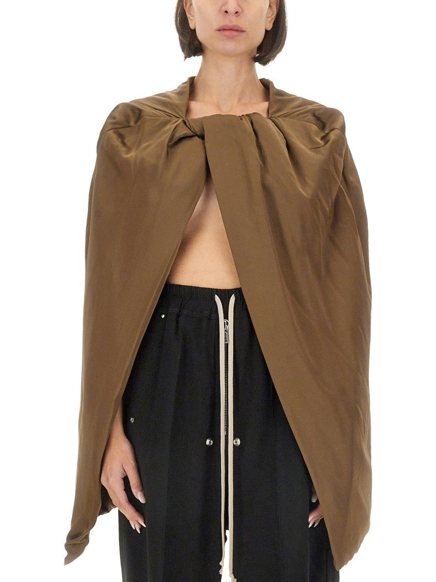 RICK OWENS - Rick Owens Upholstered Hood - Woman->Clothing->Tops