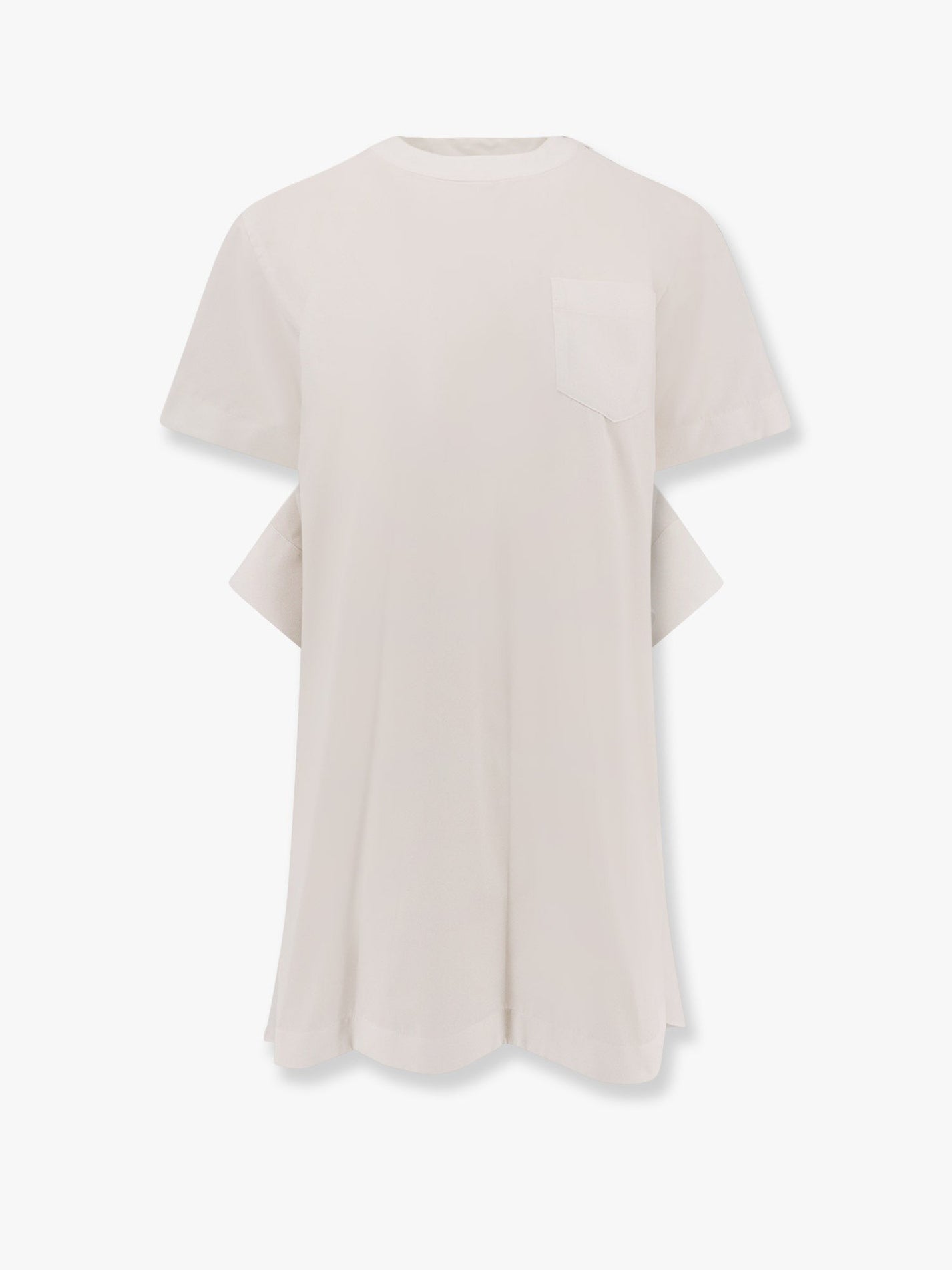 SACAI - Sacai Dress With Draped Cotton Inserts On The Back - Women’s Clothing