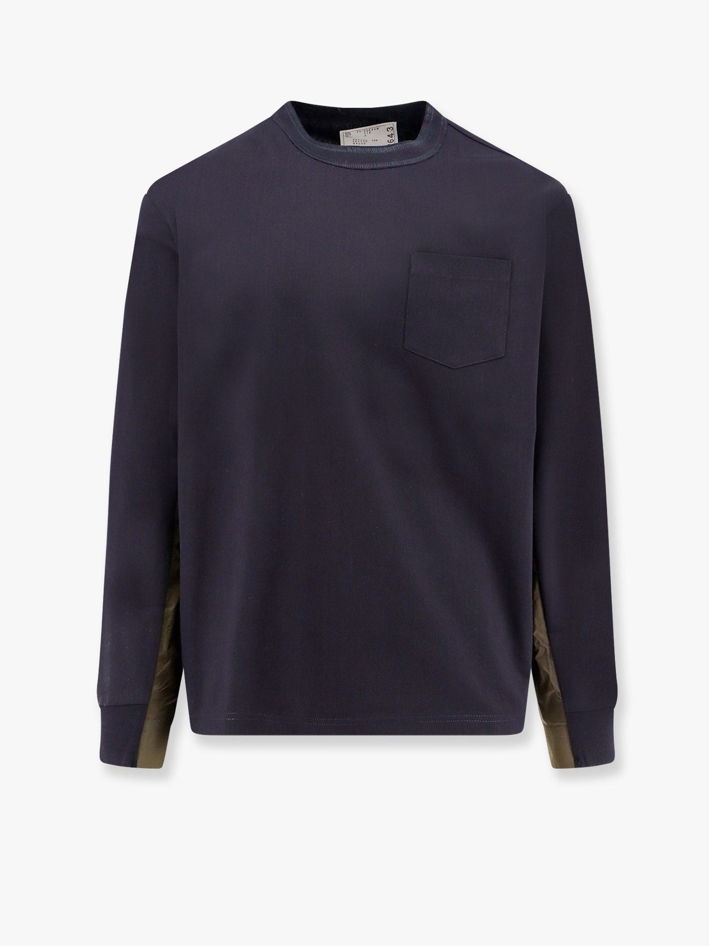 SACAI - Sacai Cotton T Shirt With Nylon Insert - Men’s Tops