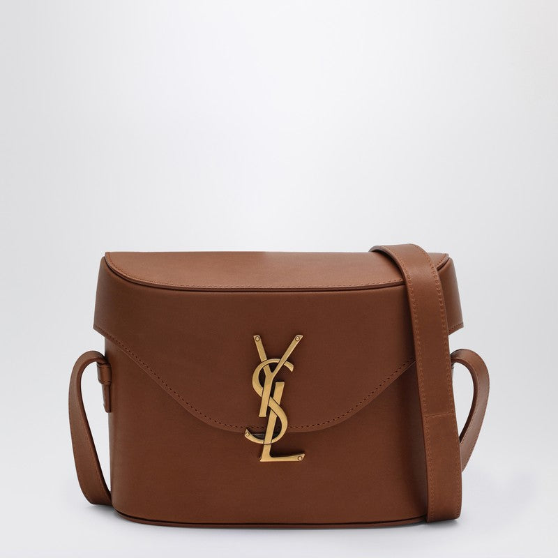 Saint Laurent - Saint Laurent Monogram small brick-coloured shoulder bag - General