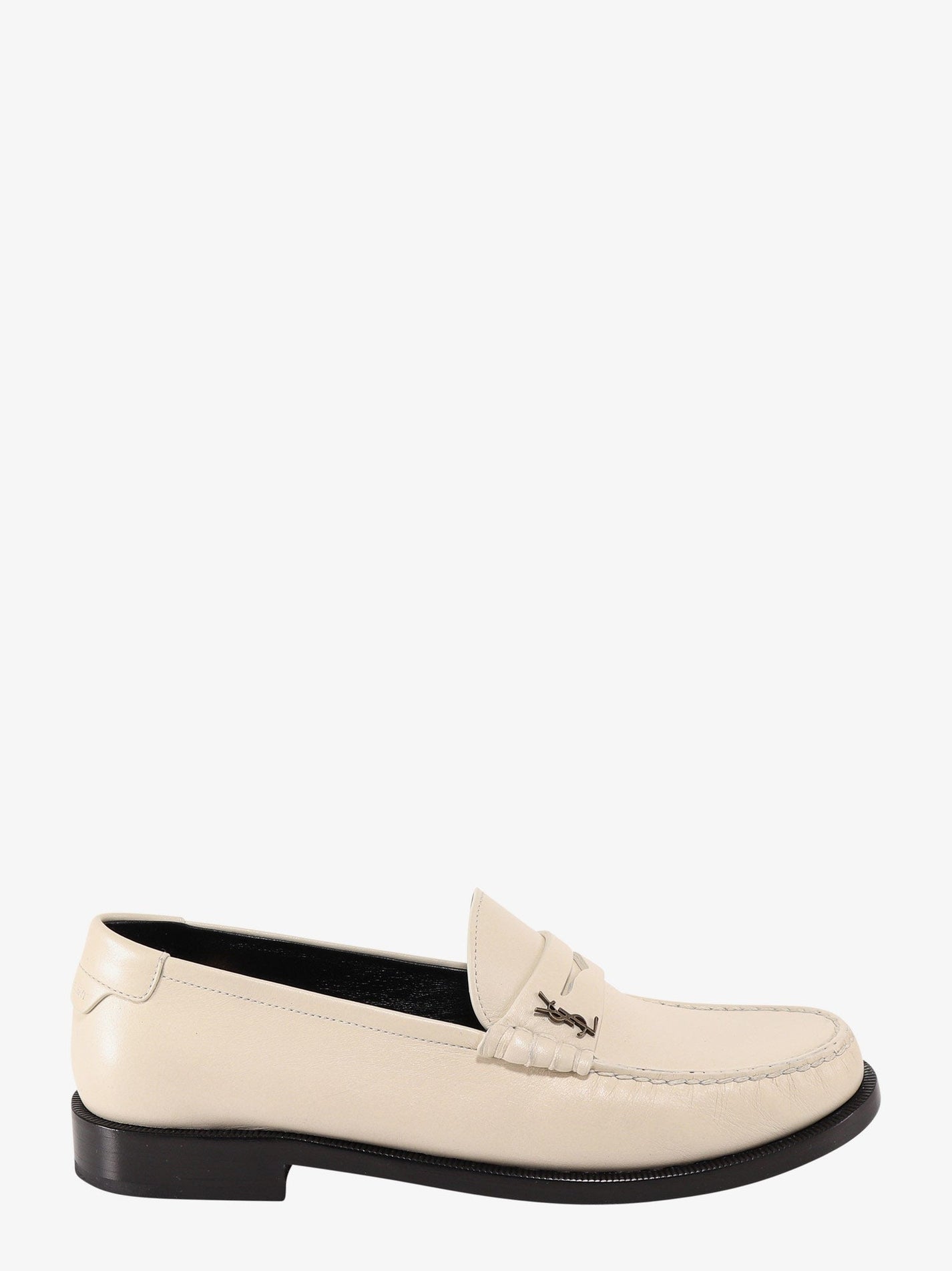 Saint Laurent - Saint Laurent Leather Loafer - Women’s Shoes