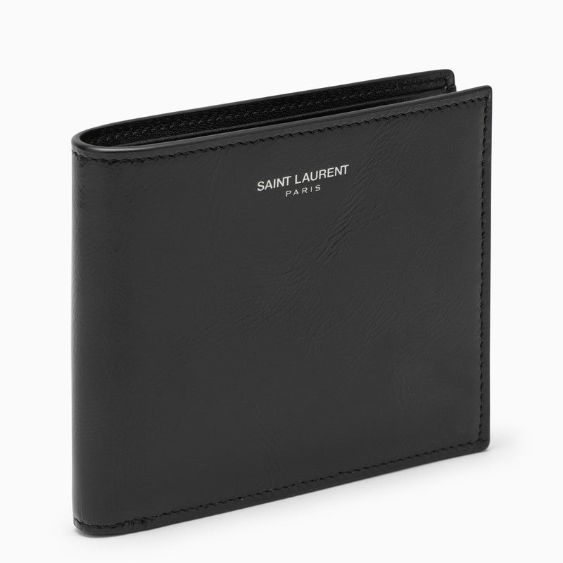 Saint Laurent - Saint Laurent Black leather bi-fold wallet - Small Leather Goods