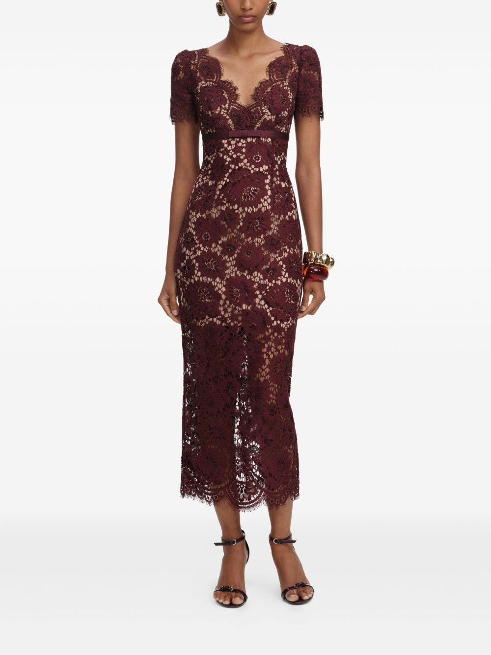 Self-Portrait - Self-portrait Dresses Bordeaux - Dresses