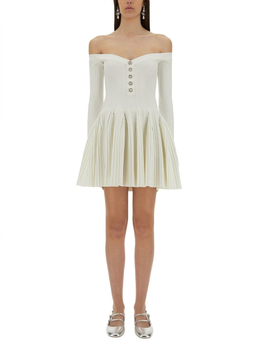 SELF-PORTRAIT - Self Portrait Knitted Mini Dress - Woman->Clothing->Dresses