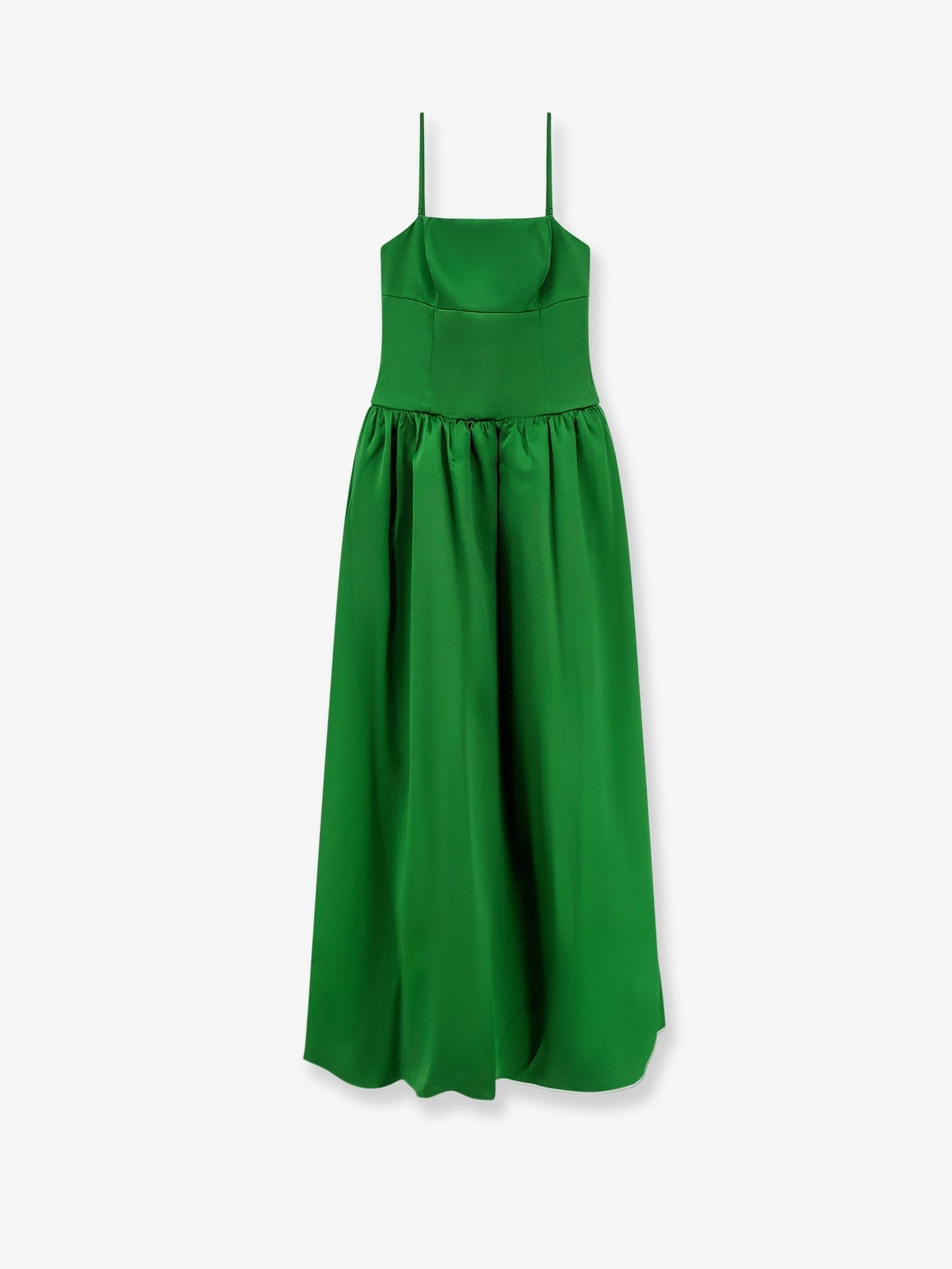 SELF PORTRAIT - Self Portrait Satin Long Dress - Women’s Clothing