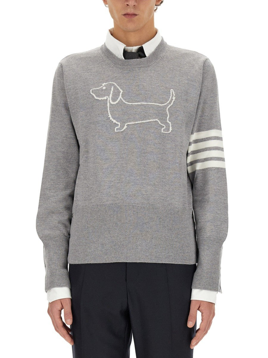 THOM BROWNE - Thom Browne Jersey ’Hector’ - Men’s Knitwear