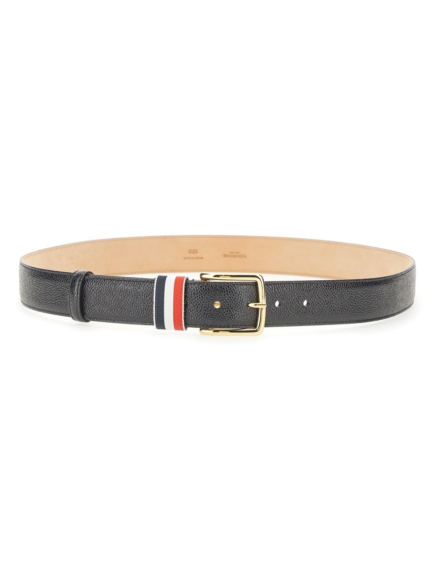 THOM BROWNE - Thom Browne Belt With Rwb Loop - Men’s Accessories