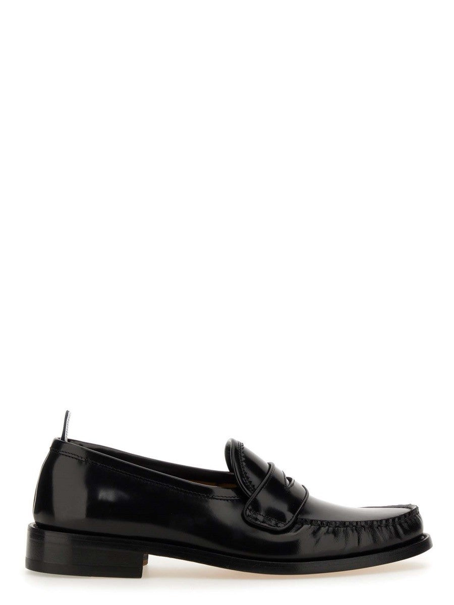 THOM BROWNE - Thom Browne Leather Loafer - Men’s Shoes