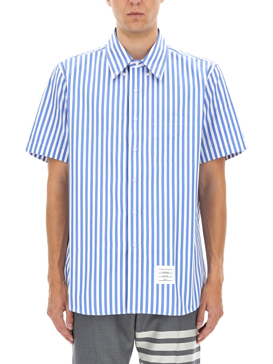 THOM BROWNE - Thom Browne Striped Shirt - Men’s Tops