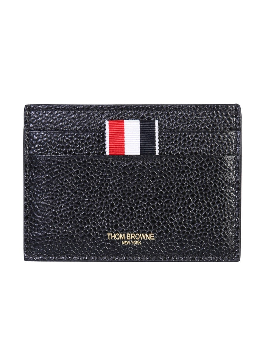 THOM BROWNE - Thom Browne Card Holder With Logo - Woman->Accessories->Wallets