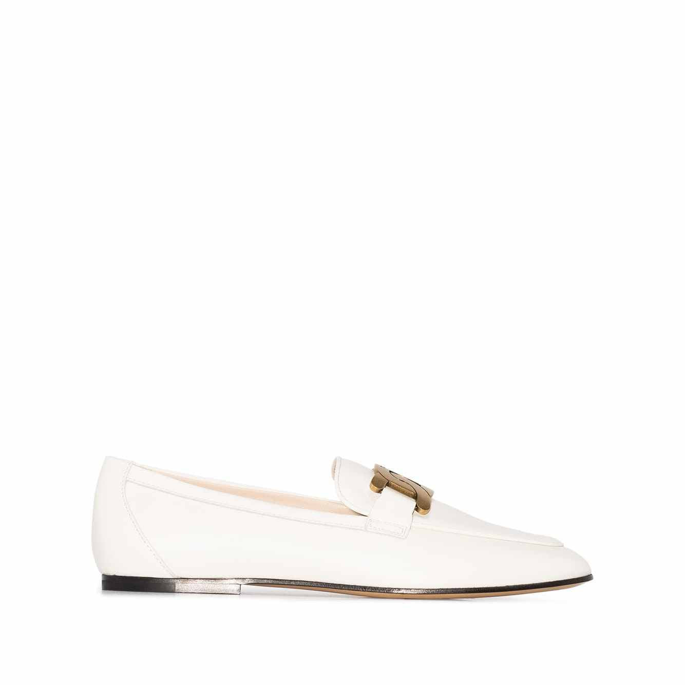 Tod’S - Tod’s Flat shoes White - Moccasins