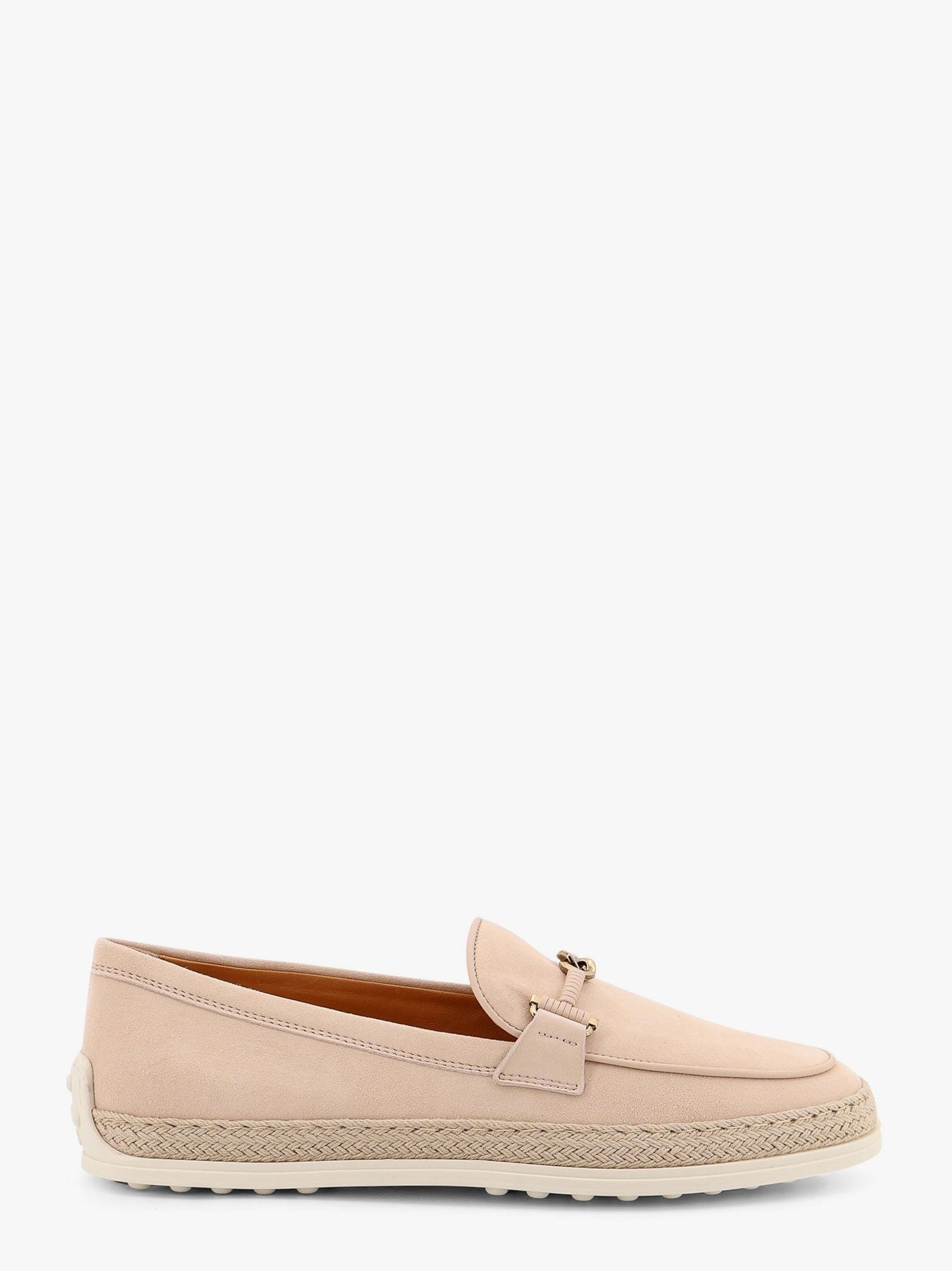 TOD’S - Tod’s Suede Loafer With Metal Detail - Woman->Shoes->Loafers