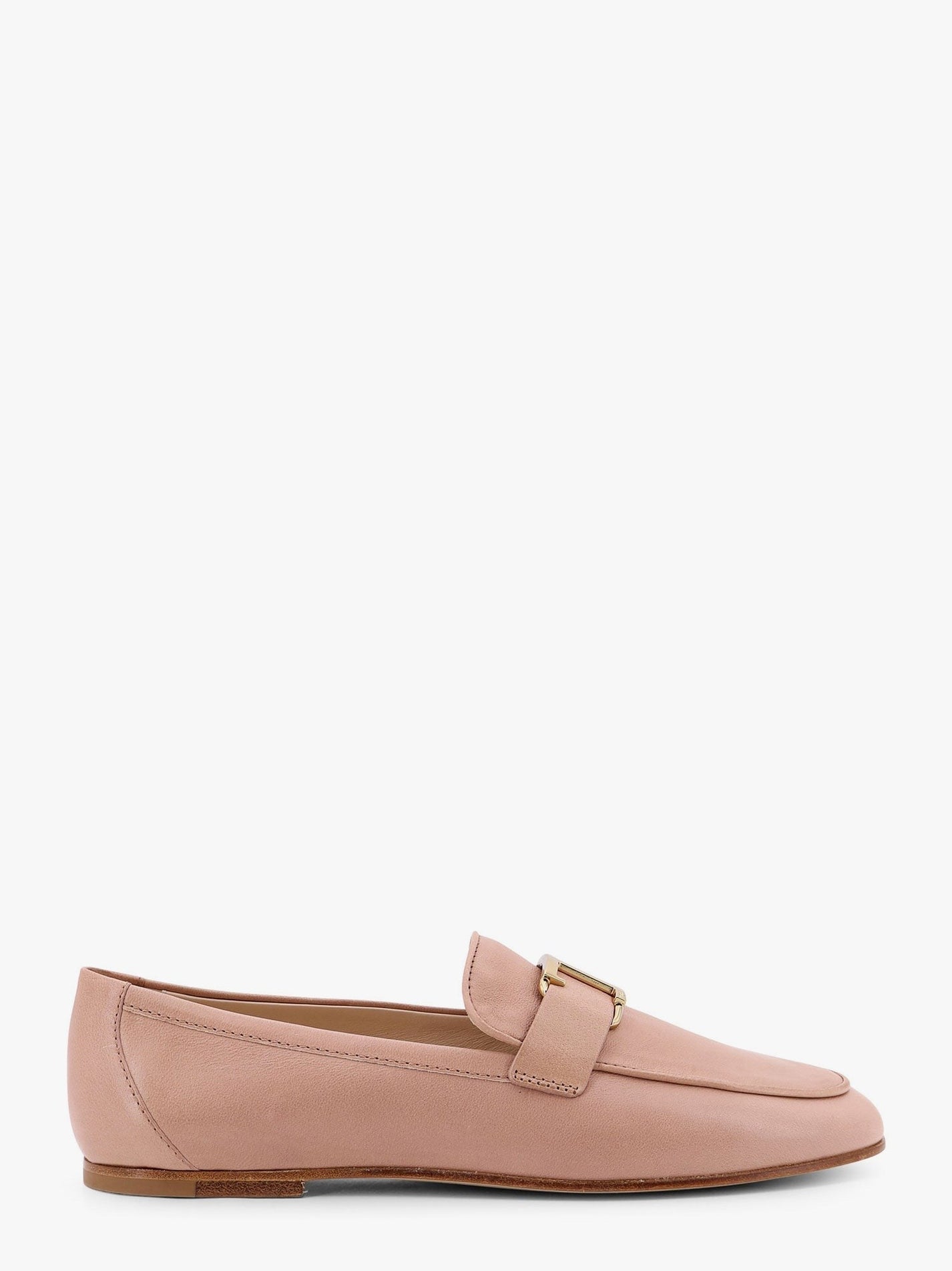 TOD’S - Tod’s Leather Loafer With Metal Detail - Woman->Shoes->Loafers