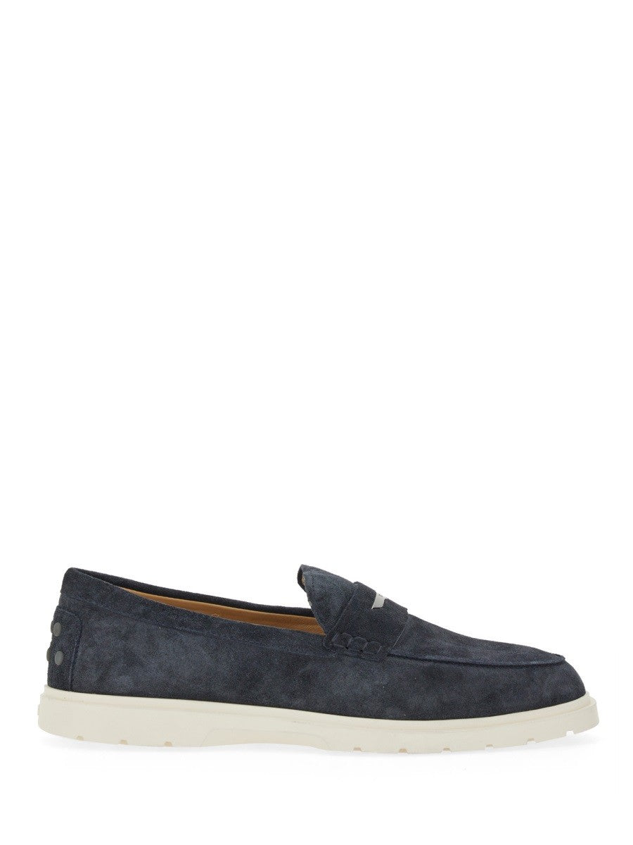 TOD’S - Tod’s Suede Loafer - Man->FOOTWEAR->LOAFERS