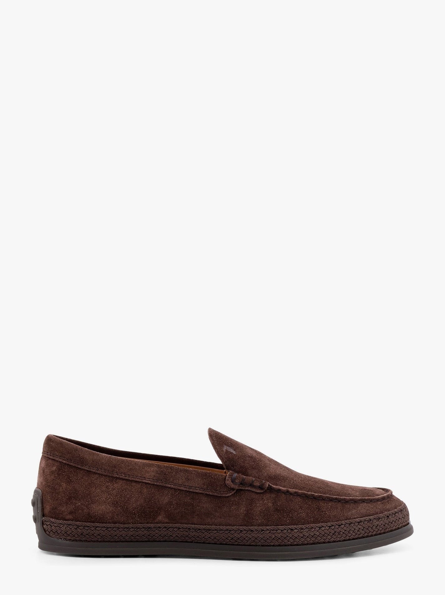 TOD’S - Tod’s Suede Loafer With Engraved Logo - Men’s Shoes