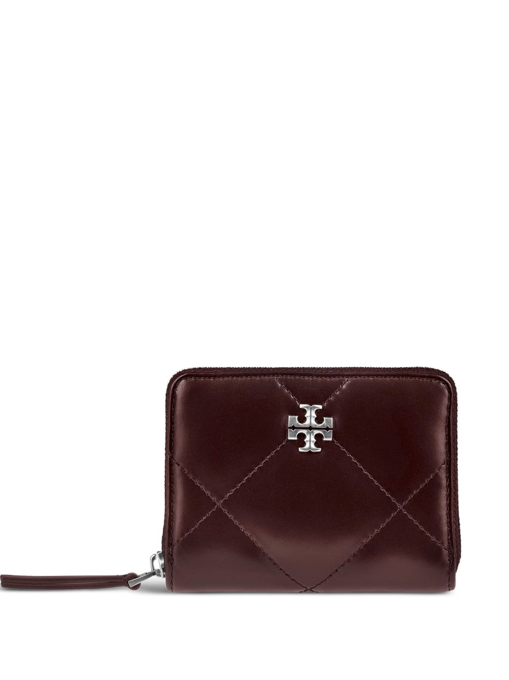 Tory Burch - Tory Burch Kira Small Wallet With Diamond Quilting And Full Zip Closure - Wallets