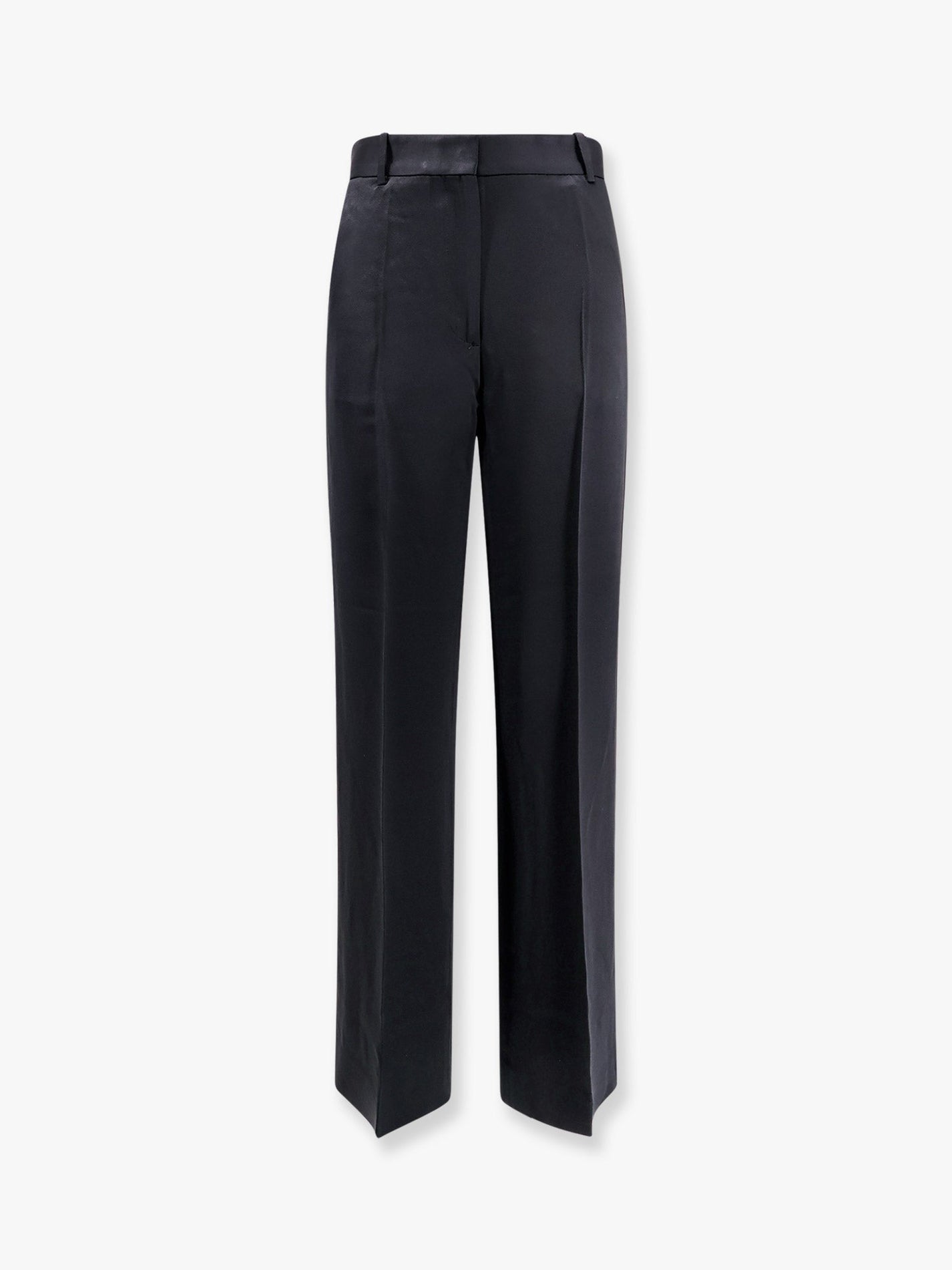TOTEME - Toteme Viscose Blend Trouser With Slits - Women’s Pants