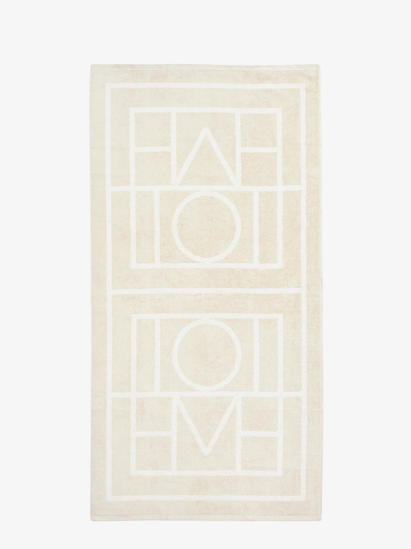 TOTEME - Toteme Monogram Organic Cotton Beach Towel - Men’s Accessories