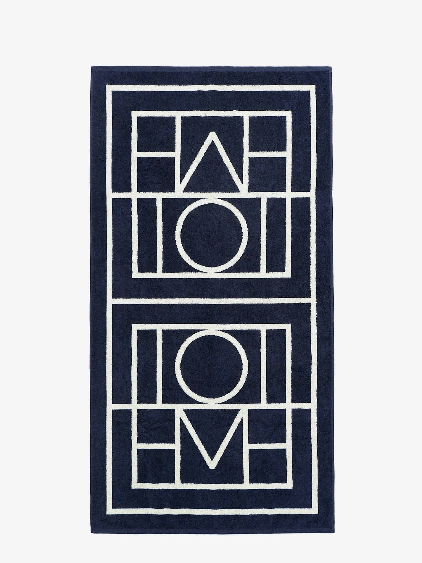 TOTEME - Toteme Monogram Organic Cotton Beach Towel - Men’s Accessories