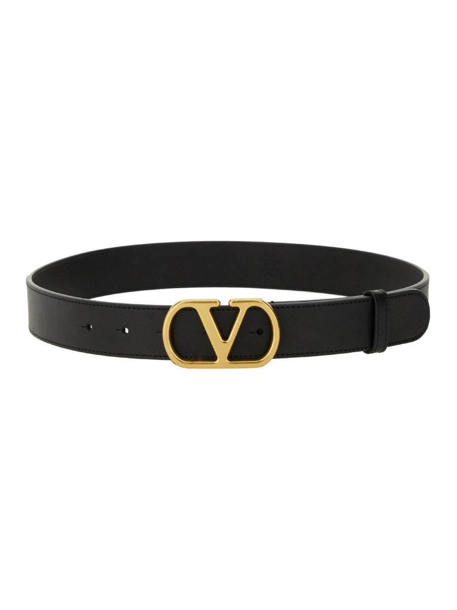 Valentino Garavani - Valentino Garavani ’Vlogo Signature’ Belt - Women’s Accessories