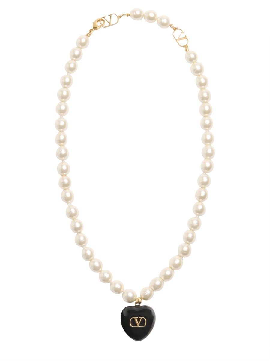 Valentino Garavani - Valentino Garavani ’Coeur Royal’ Necklace - Women’s Accessories