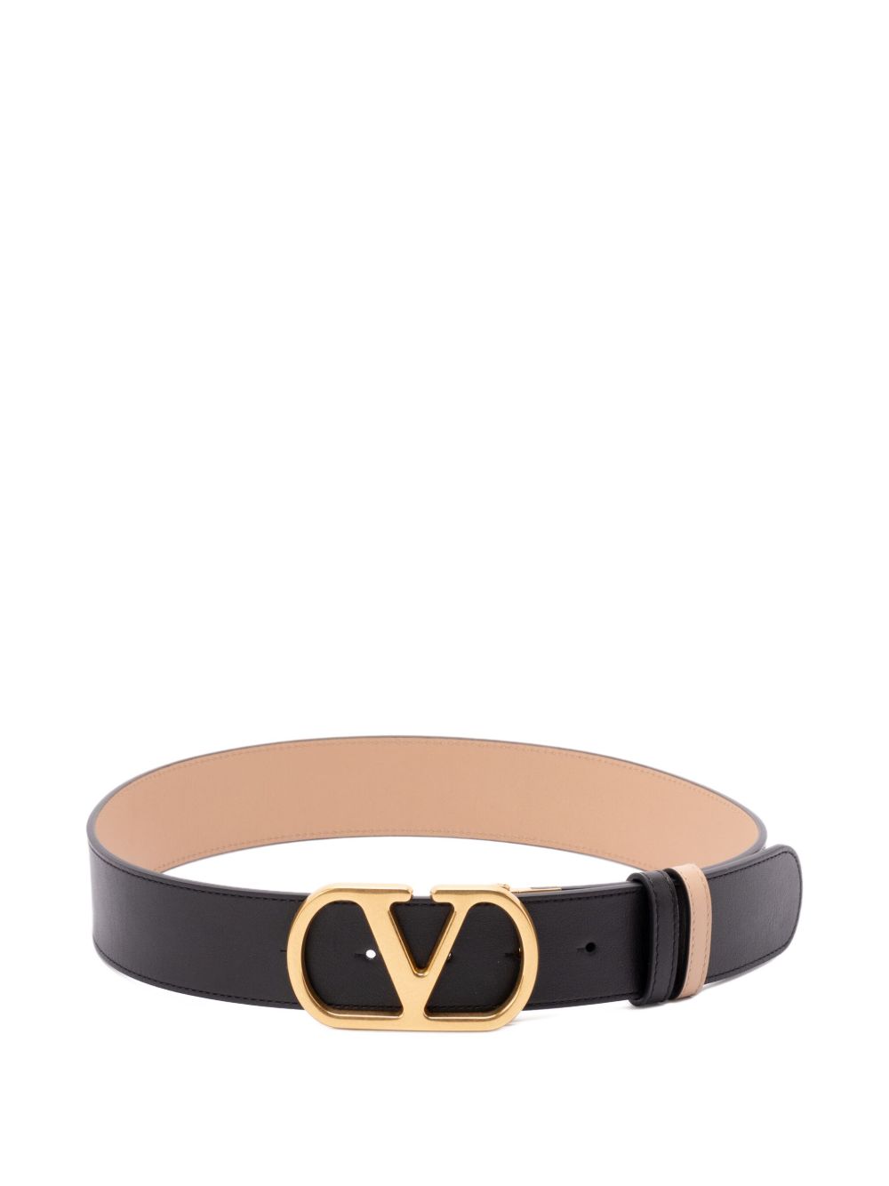 Valentino Garavani - Valentino Garavani VLogo Signature leather reversible belt - Belts