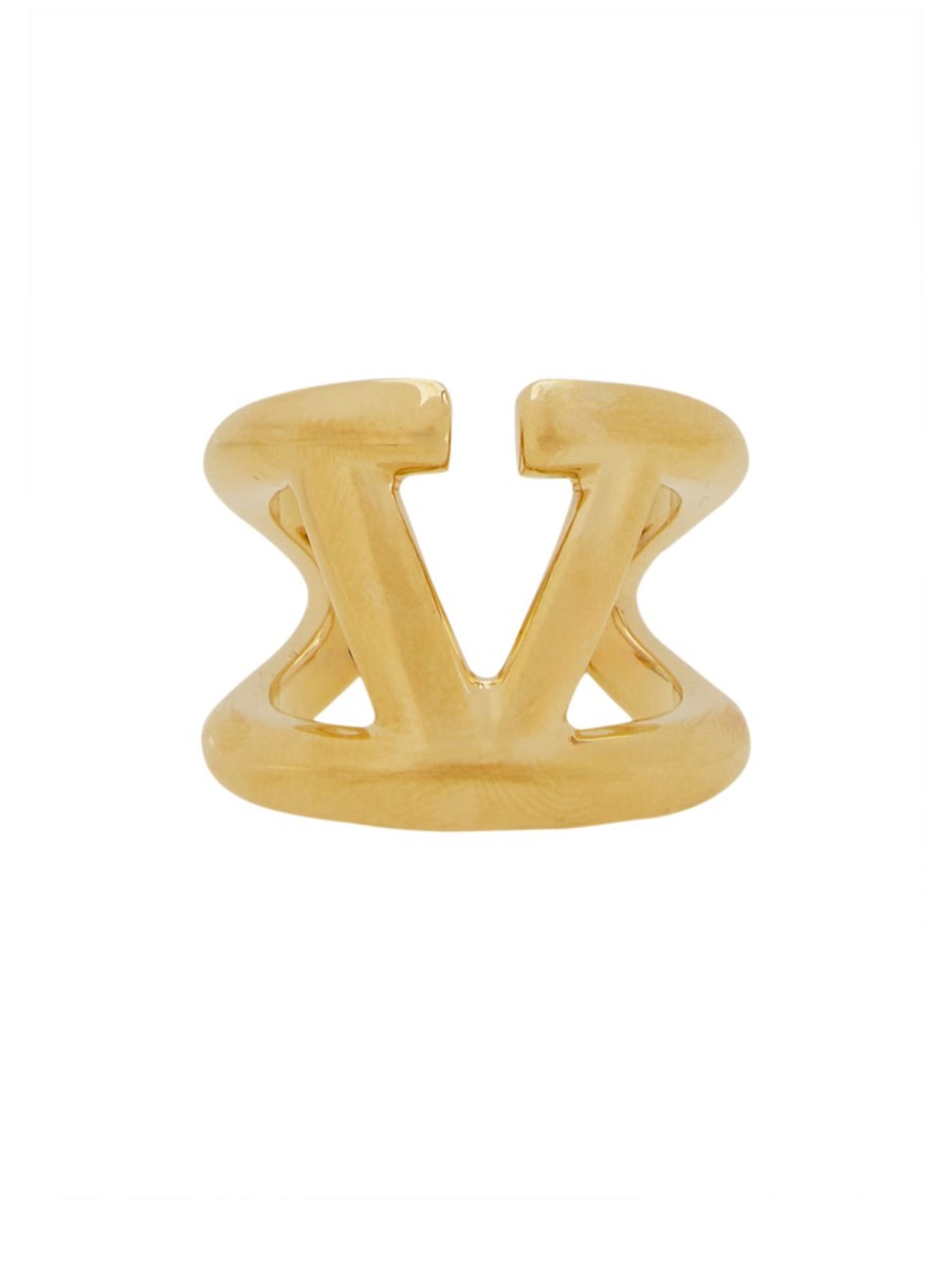 Valentino Garavani - Valentino Garavani Signature Vlogo Ring - Women’s Accessories