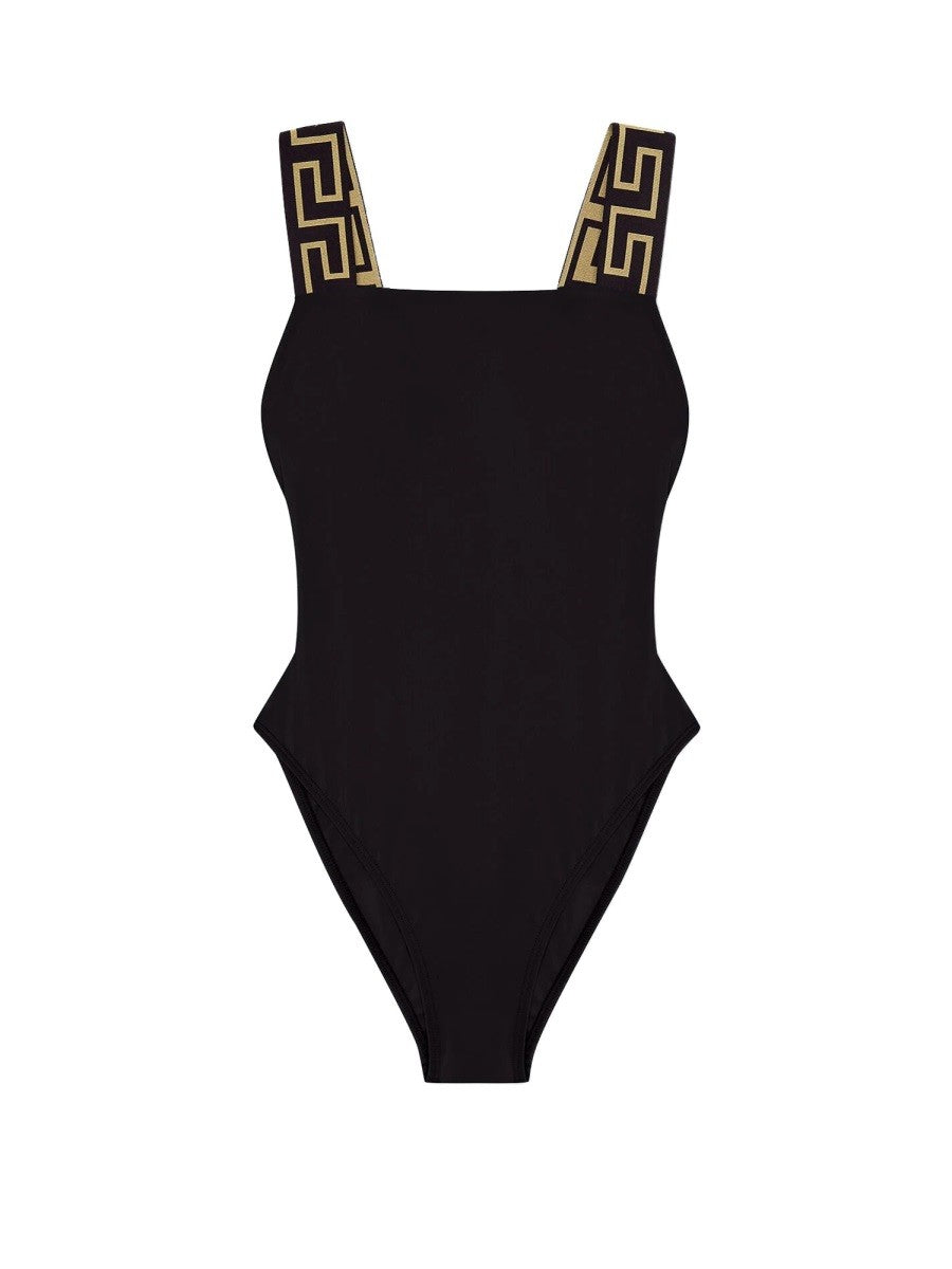 Versace - Versace One Piece Swimsuit With Greek Border - Women’s Clothing