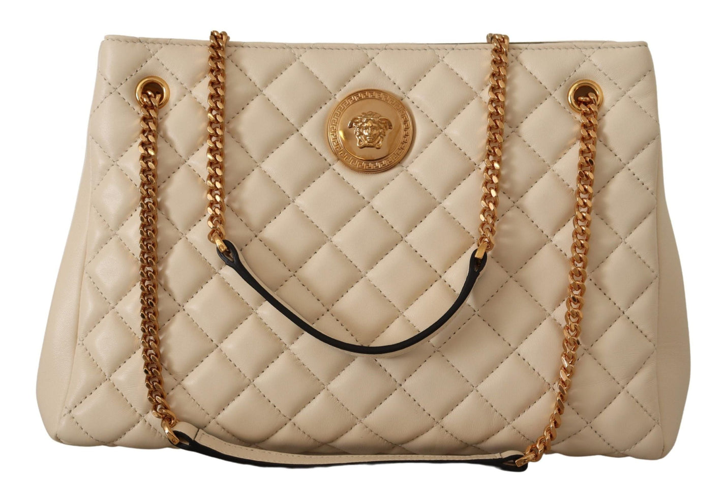Versace - Versace Quilted Nappa Leather Tote - Women’s Bags