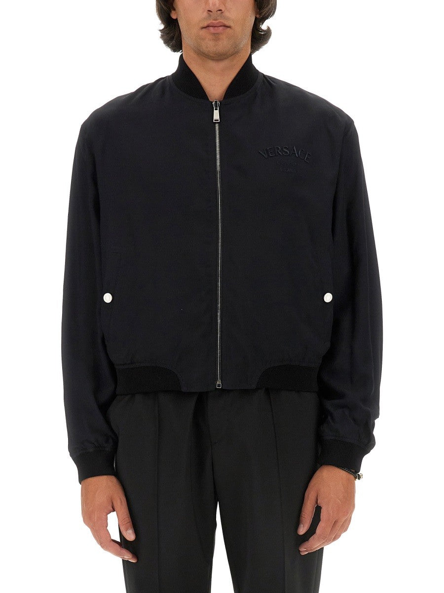 Versace - Versace Reversible Baroque Sea Jacket - Men’s Outerwear