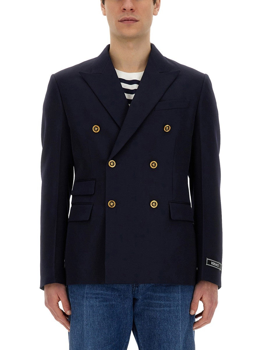 Versace - Versace Double Breasted Jacket - Men’s Clothing