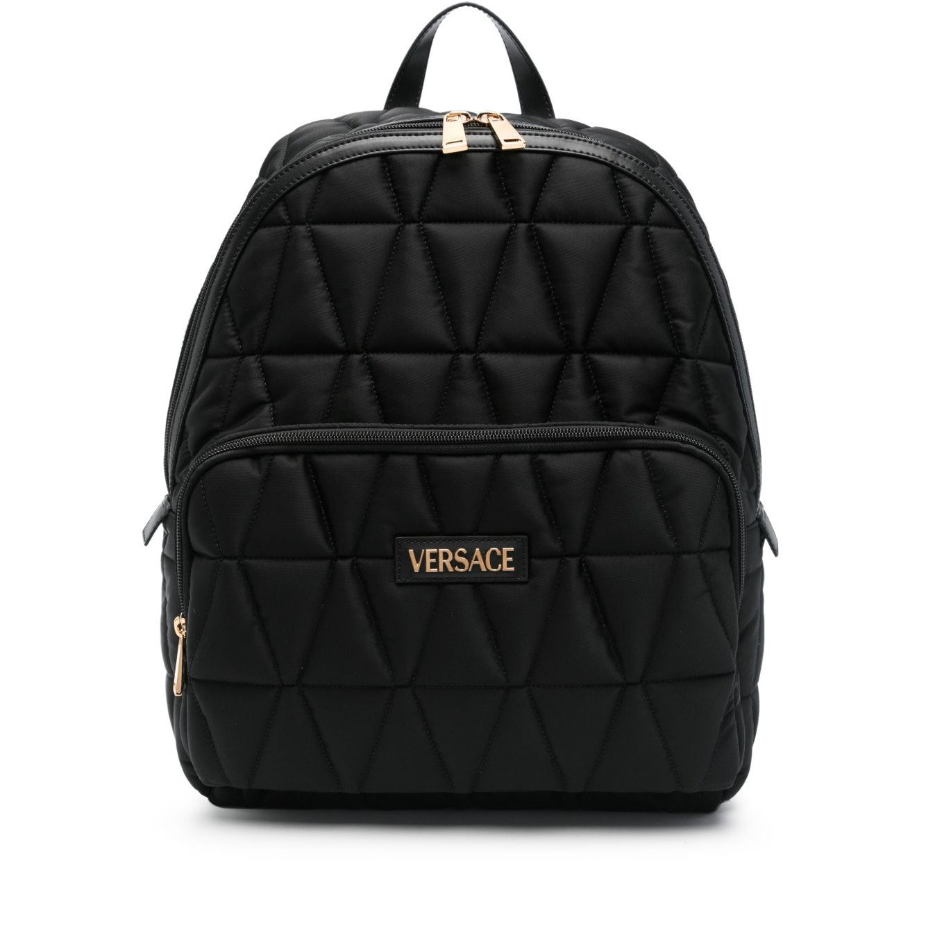Versace - Versace logo-lettering backpack - Backpacks