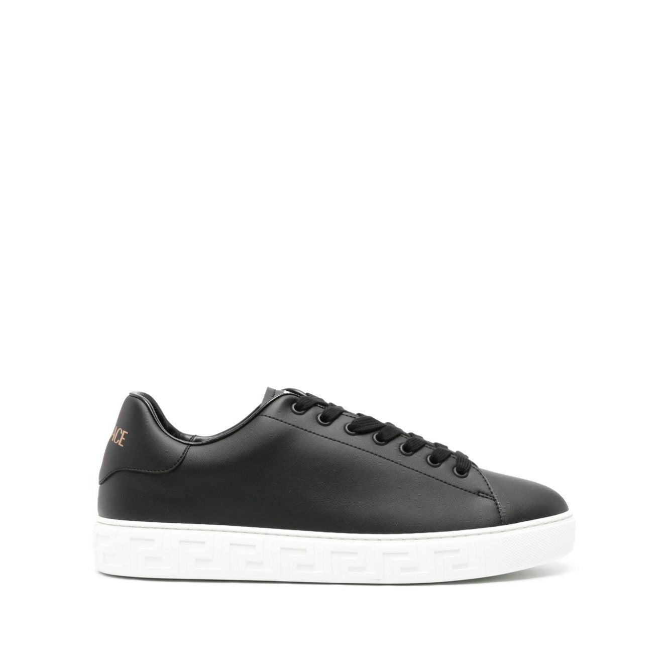 Versace - Versace greca faux leather sneakers - Sneakers